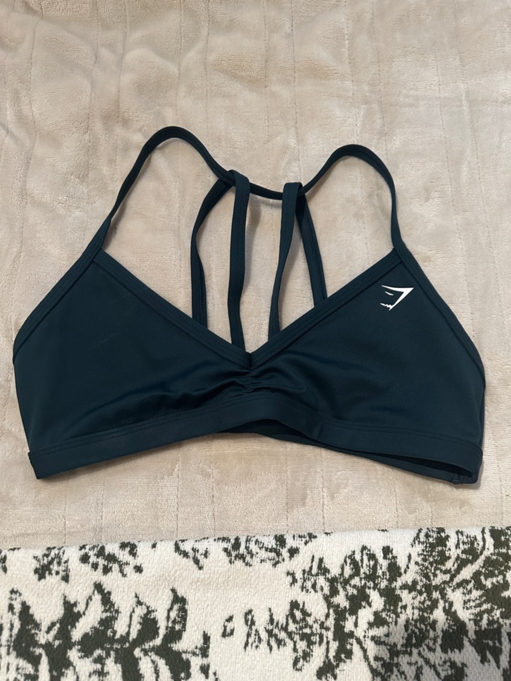 Gymshark Strappy Low-Impact Sports Bra Forest Green